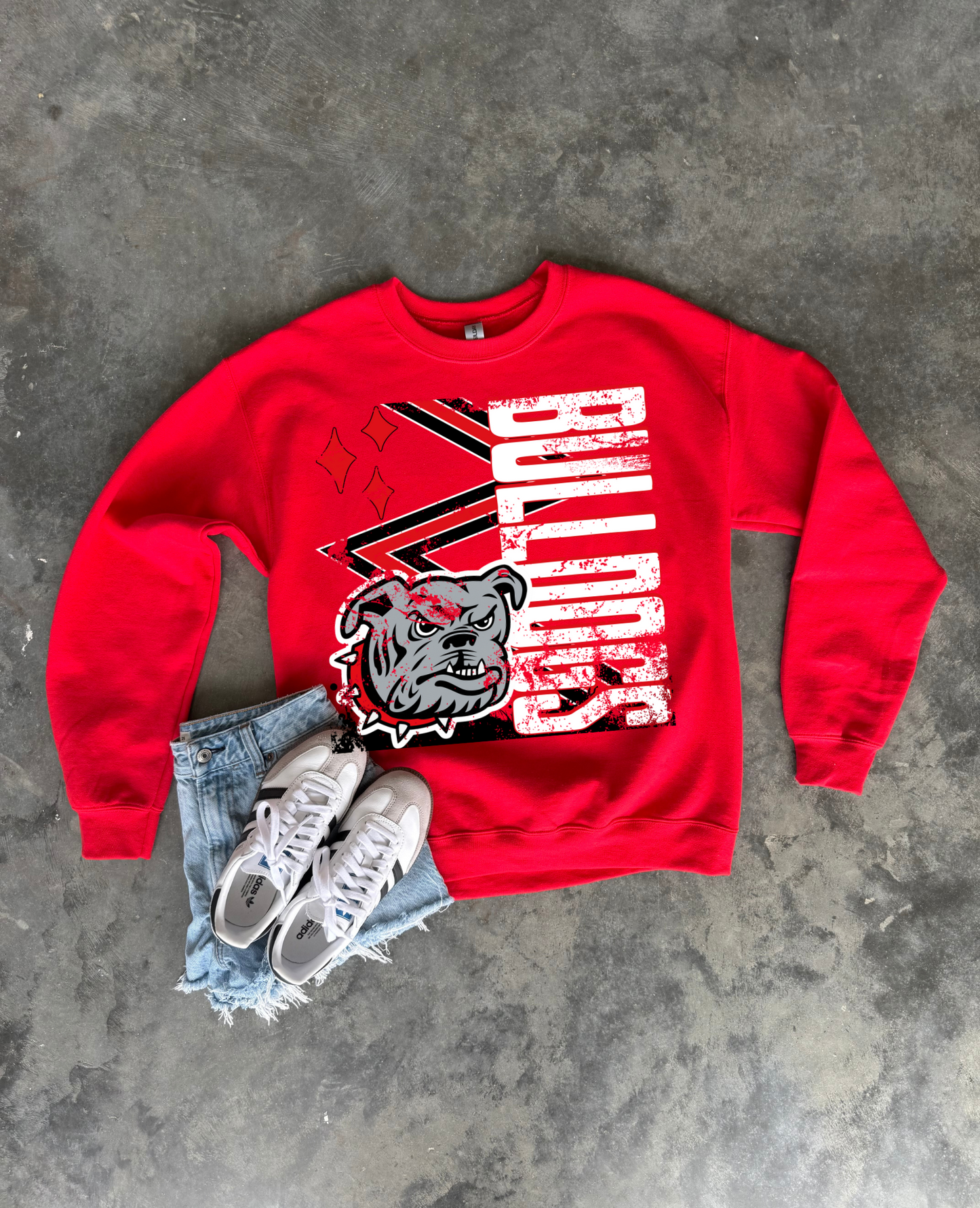 Block letter Bulldogs
