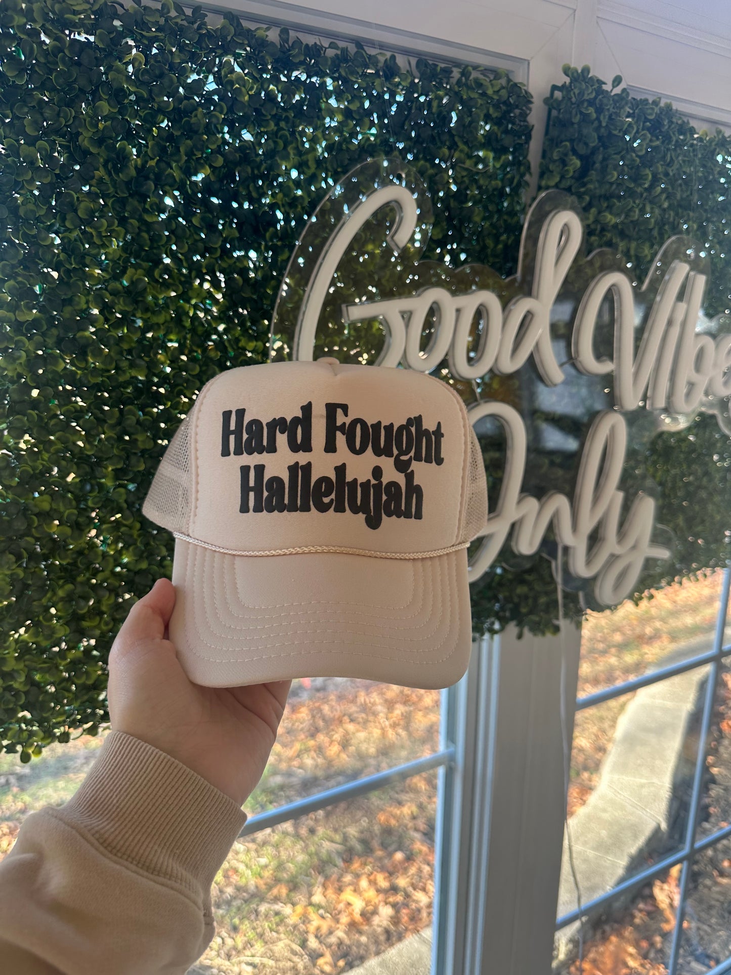 Hard fought hallelujah trucker