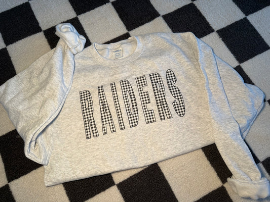 Medium raiders crewneck