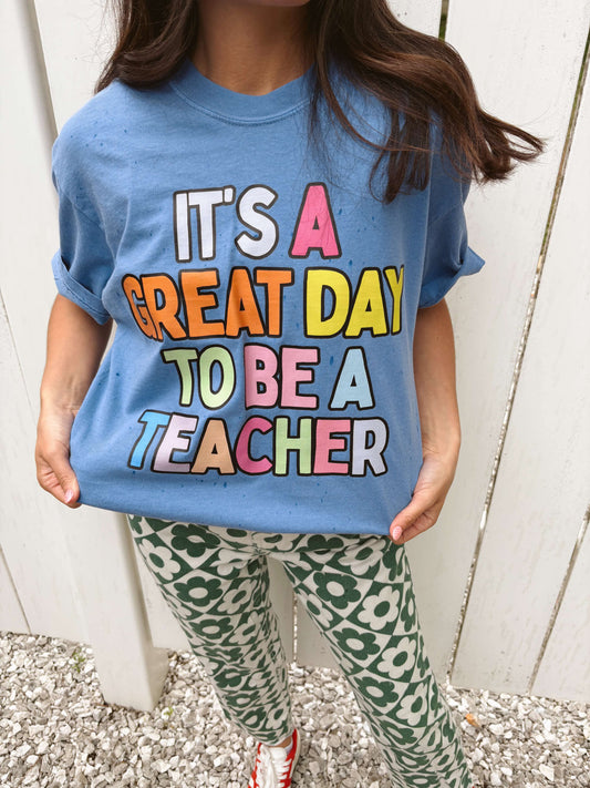 Great day to be a teacher