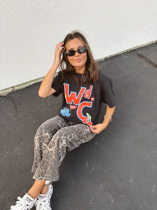 WC doodle Black Tee