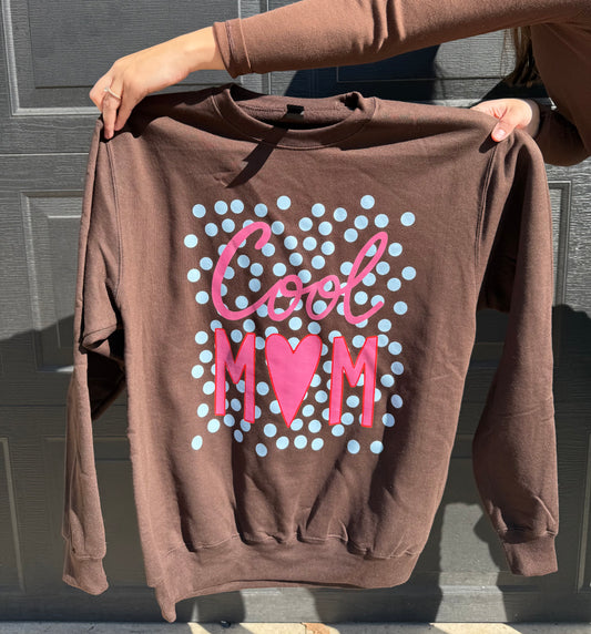 Brown Polka Dot Crew