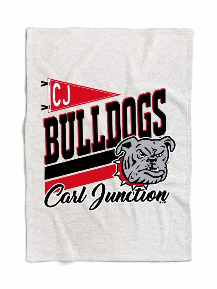 Carl Junction Bulldogs Mascot Blanket