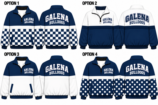 **preorder for Galena Bulldogs (TAT is 4-7 weeks)