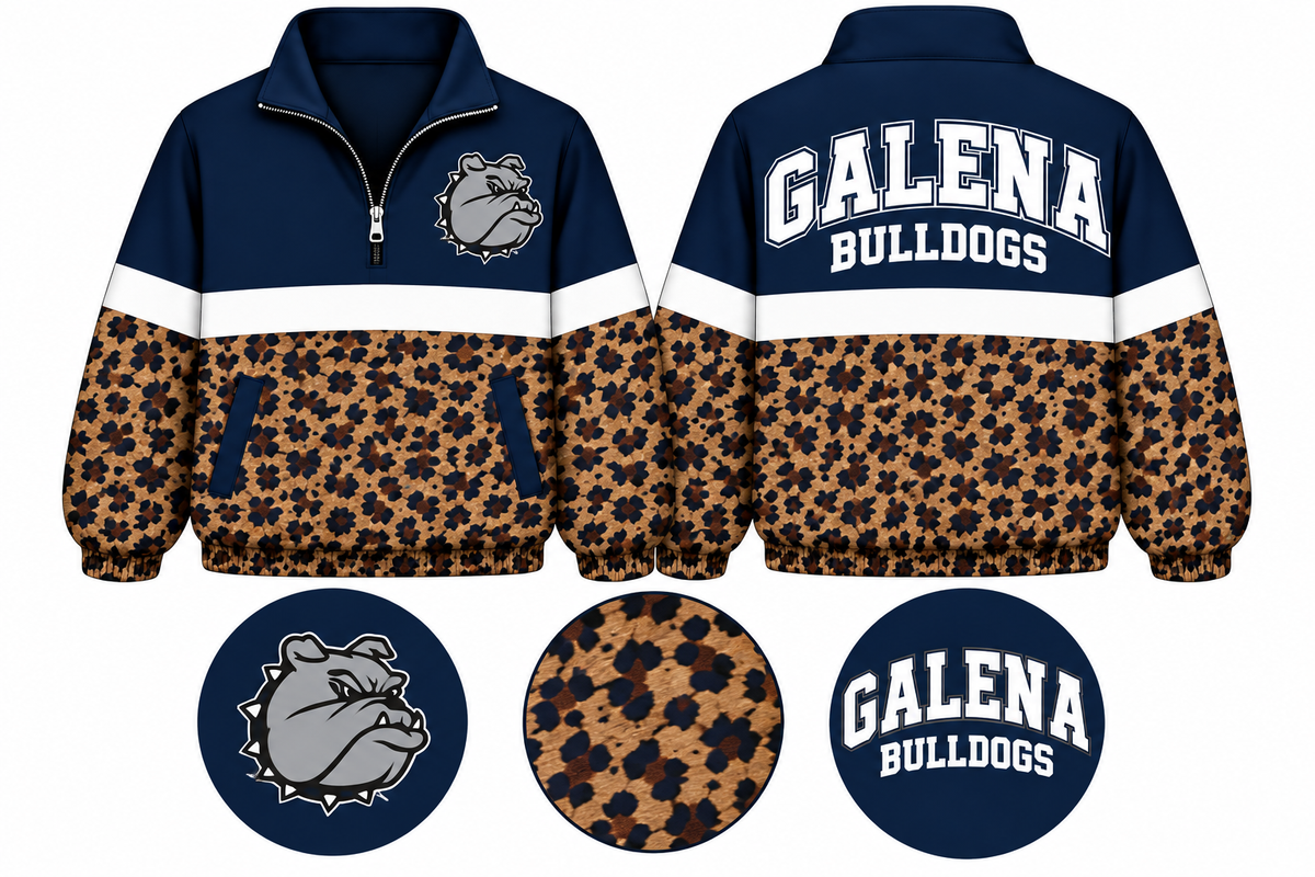 **preorder for Galena Bulldogs (TAT is 4-7 weeks)