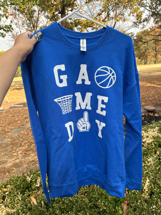 Blue Game Day Long-sleeved