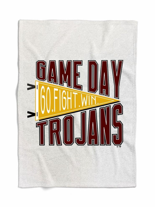 Girard Trojans Mascot Blanket