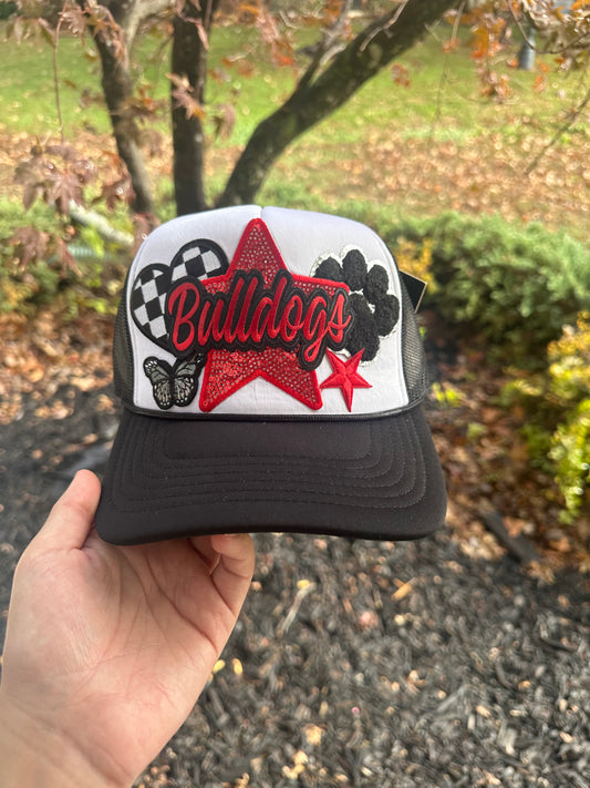 Bulldogs B/W Trucker Hat